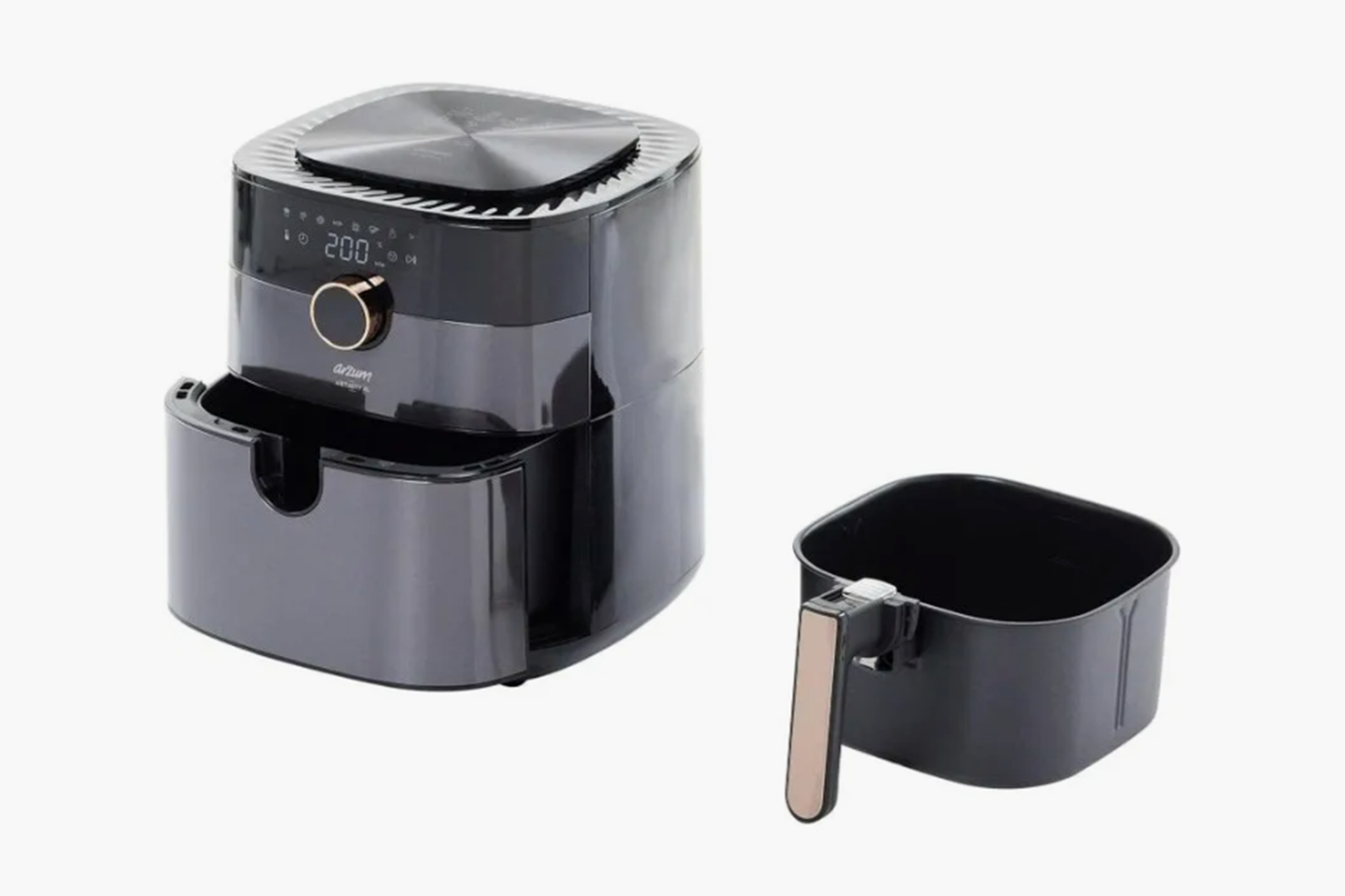 Arzum Hot Air Fryer 6 lt Black (AR2074) 1 Year Warranty