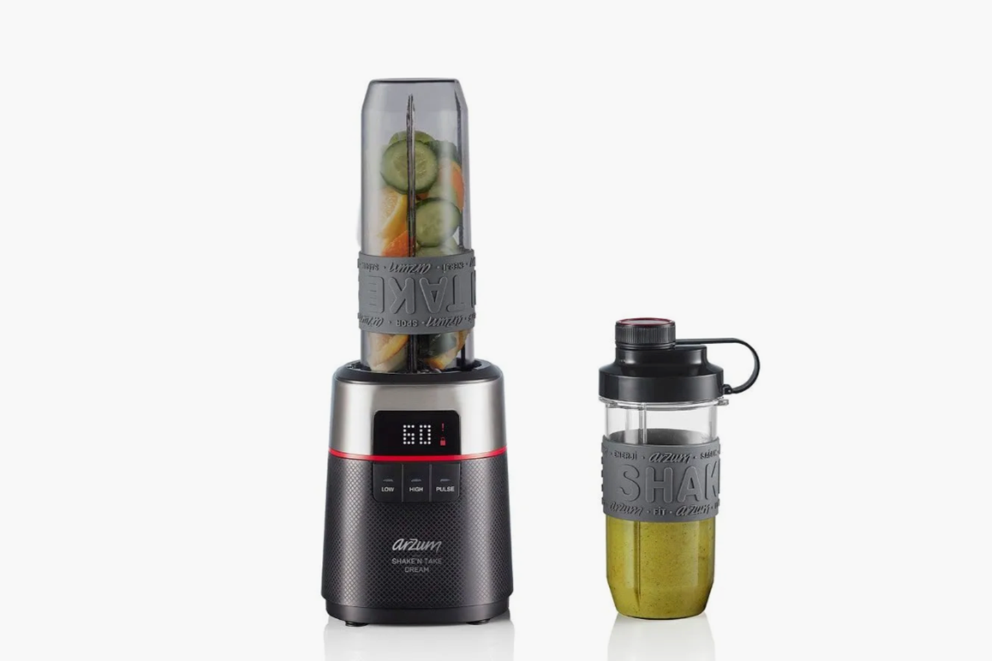 ARZUM AR1148 Shake'N Take Dream Personal Blender - Black 1 Year Warranty
