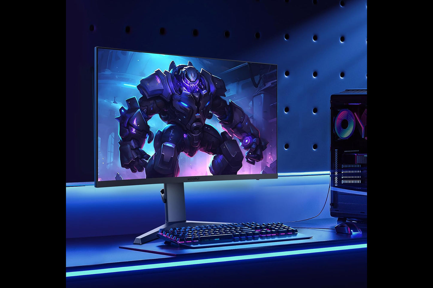 KOORUI 27-इंच गेमिंग मॉनिटर IPS QHD 2560 x 1440 240Hz 1ms 27E3QK