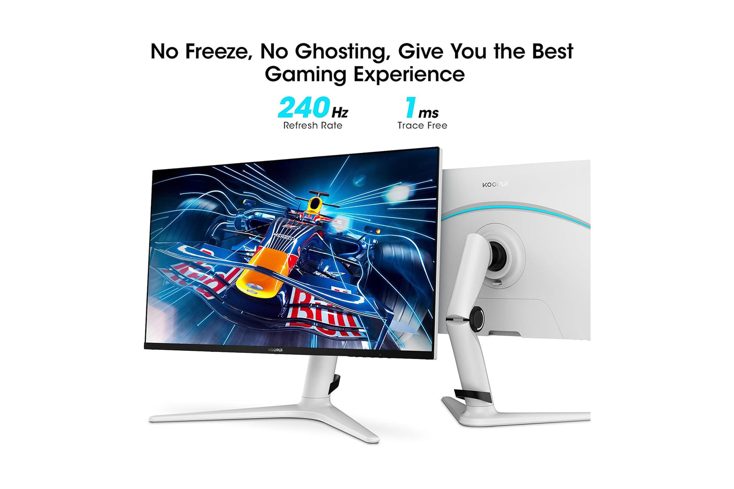 KOORUI 27-इंच गेमिंग मॉनिटर VA QHD 2560 x 1440 240Hz 1ms GN10