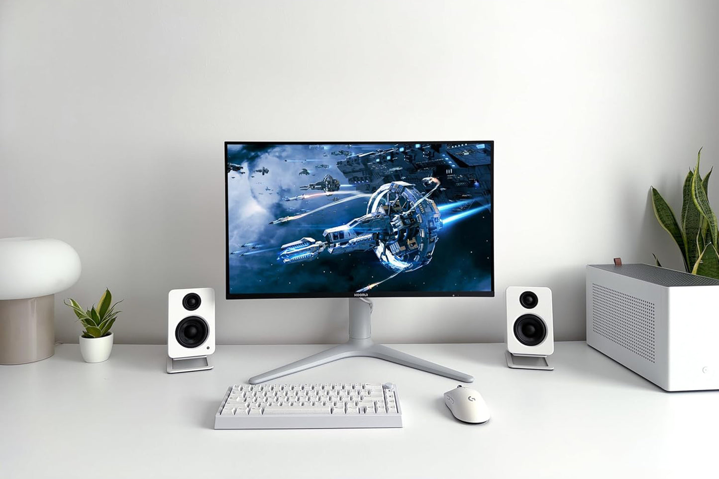 KOORUI 27-इंच गेमिंग मॉनिटर VA QHD 2560 x 1440 240Hz 1ms GN10
