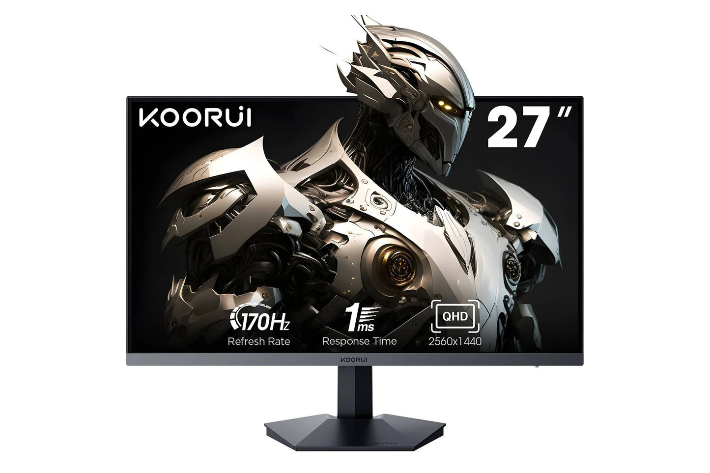 GN07 - KOORUI 27-इंच गेमिंग मॉनिटर IPS QHD 2560 x 1440 170Hz 1ms GN07