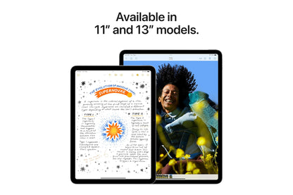 13" iPad Air M2 128GB Wi-Fi + सेलुलर, स्पेस ग्रे, TRA MV6Q3AB/A