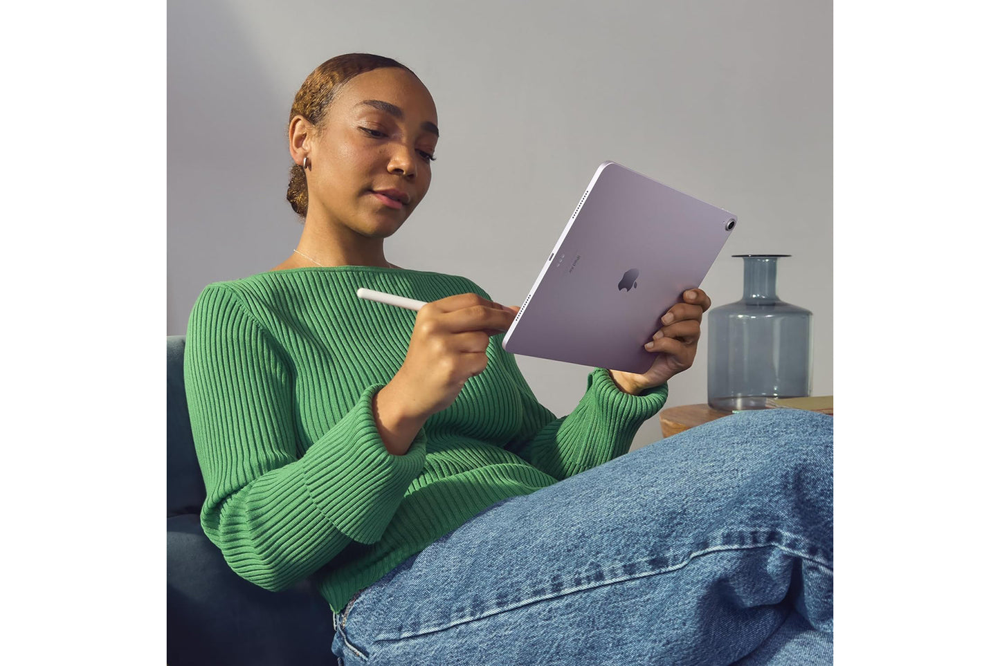 13" iPad Air M2 128GB Wi-Fi + सेलुलर, स्पेस ग्रे, TRA MV6Q3AB/A