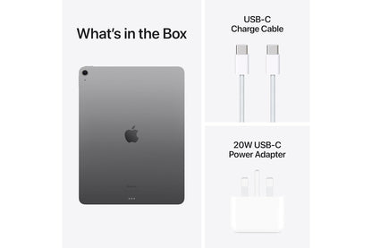 13" iPad Air M2 128GB Wi-Fi + सेलुलर, स्पेस ग्रे, TRA MV6Q3AB/A