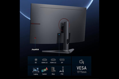 KOORUI 32-Inch Gaming Curved Monito VA QHD 2560 x 1440 170Hz 1ms 32E6QC