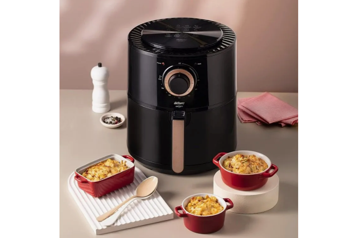 Arzum Airtasty Airfryer 4lt Black (AR2062) 1 Year Warranty