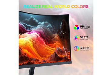 KOORUI 24-Inch Computer Curved Monitor 1500R FHD 1920 x 1080 75Hz 24N5CA