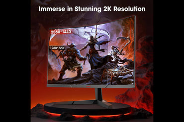 KOORUI 27-Inch Gaming Curved Monitor VA QHD 2560 x 1440 180Hz 1ms 27E6QCA