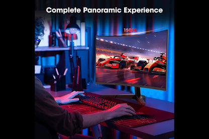 KOORUI 27-Inch Gaming Curved Monitor VA QHD 2560 x 1440 180Hz 1ms 27E6QCA
