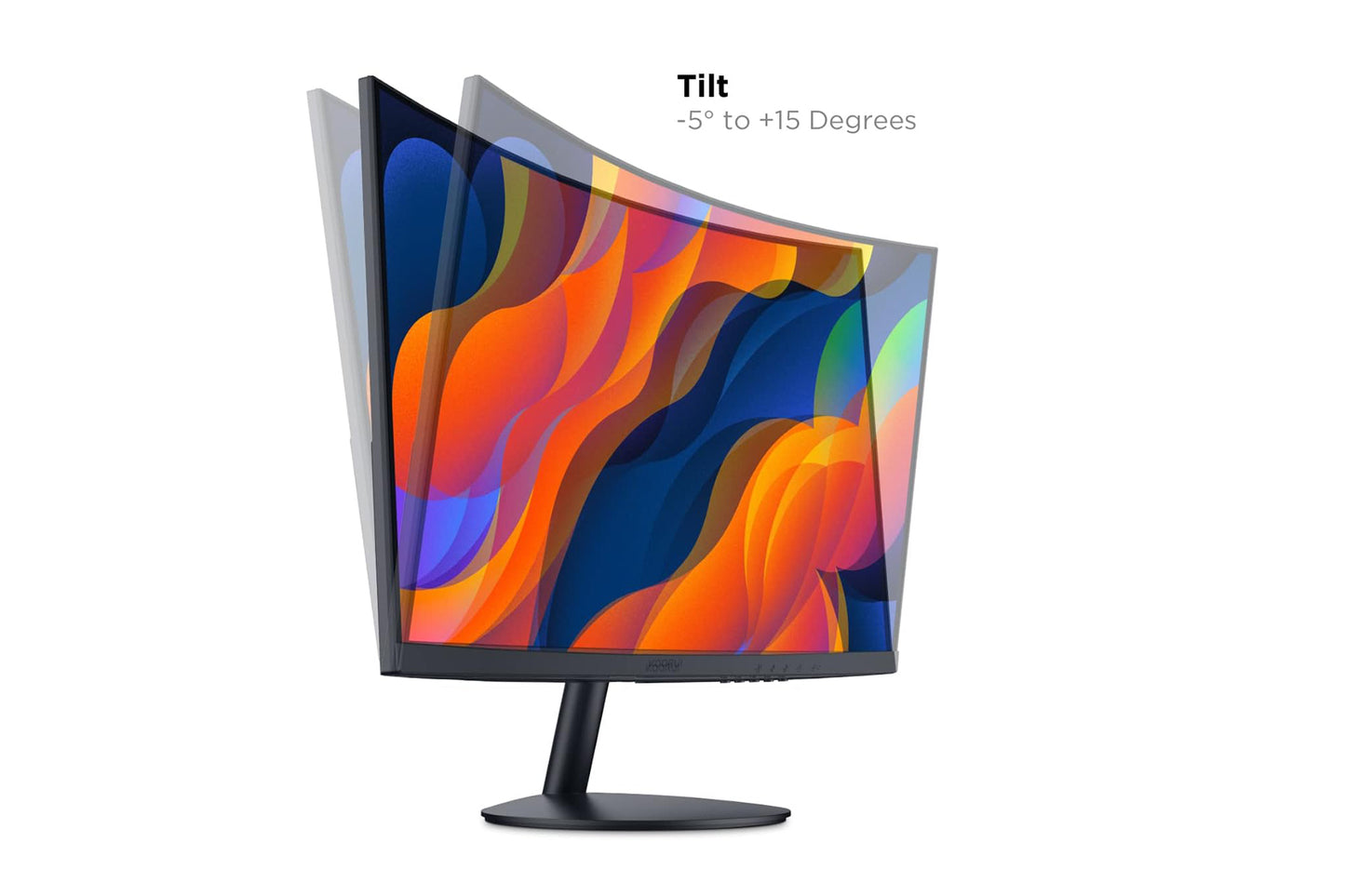 KOORUI 27-Inch Computer Curved Monitor 1500R FHD 1920 x 1080 75Hz 27N5CA