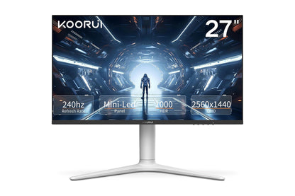 KOORUI 27-इंच गेमिंग मॉनिटर VA QHD 2560 x 1440 240Hz 1ms GN10