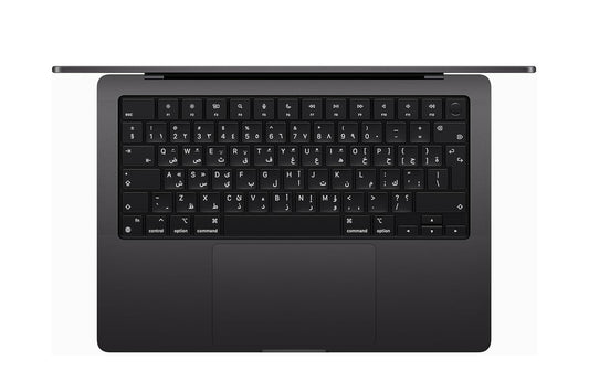 MacBook Pro 14" M3 Max चिप 14-कोर CPU / 30-कोर GPU / 36GB मेमोरी / 1TB SSD / (स्पेस ब्लैक) अरेबिक MRX53AB/A