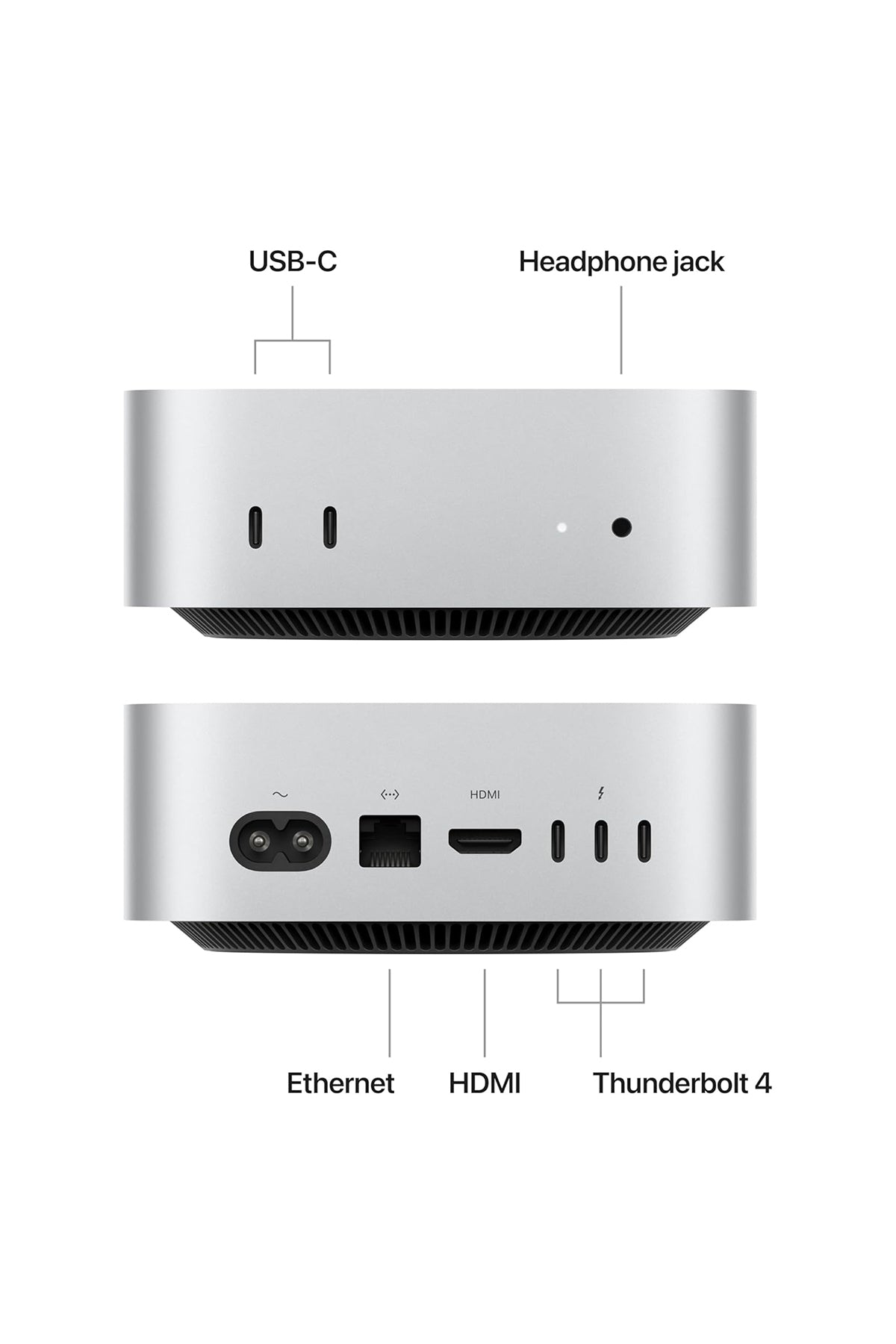 Mac Mini M4 Chip 10-Core CPU / 10-Core GPU / 16GB Memory / 512GB SSD / Gigabit Ethernet MU9E3L