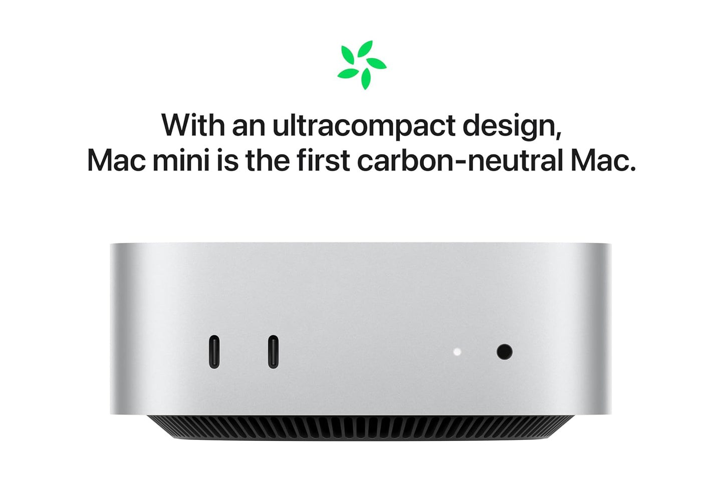 Mac Mini M4 Chip 10-Core CPU / 10-Core GPU / 16GB Memory / 512GB SSD / Gigabit Ethernet MU9E3L