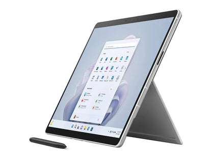 Microsoft Surface Pro 9 13" - i7-1265U (12वीं पीढ़ी) / 16GB रैम / 512GB / WinPro / प्लैटिनम / Wi-Fi / USA QIY-00001 