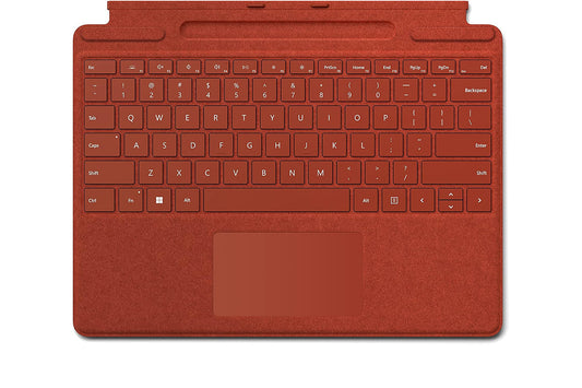 Surface Pro Signature Keyboard English Poppy Red for Pro 8, 9, 10 & 11 8XA-00035