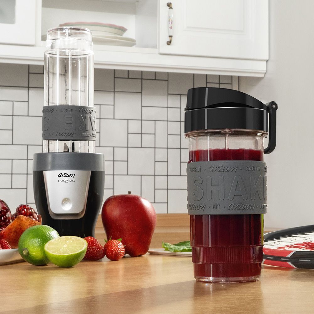 Arzum AR1032 Shake'N Take Personal Blender - Black 1 Year Warranty