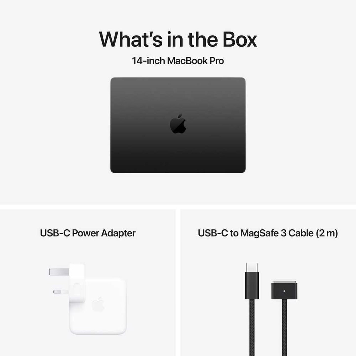MacBook Pro 14" M3 Max Chip 14-Core CPU / 30-Core GPU / 36GB Memory / 1TB SSD / (Space Black) Arabic MRX53AB/A