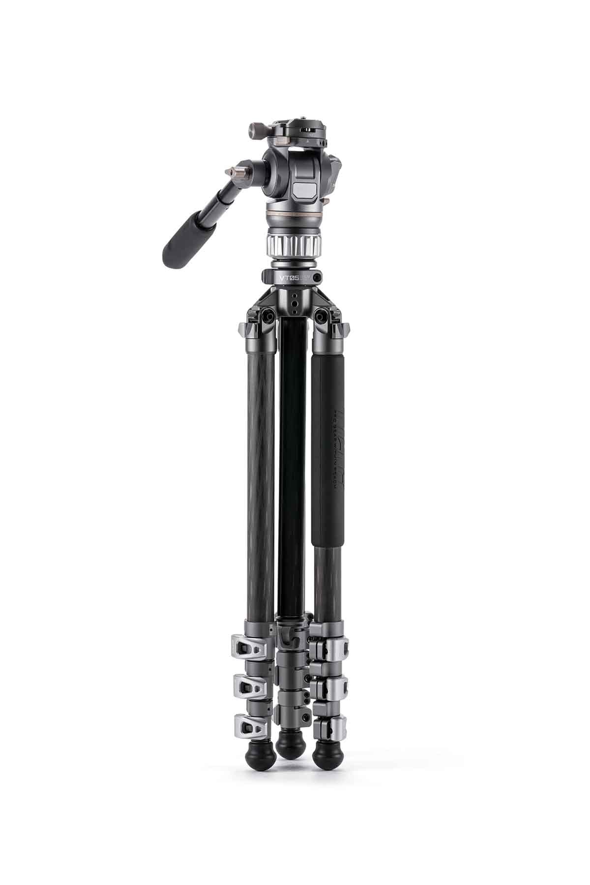 Tilta VT05 Travel Video Fluid Head with 3-Stage Carbon Fiber Tripod Legs (5KG)