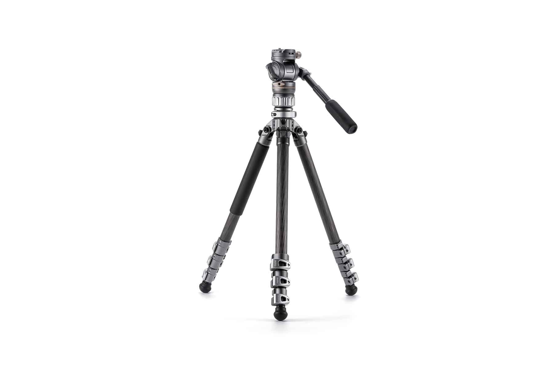 Tilta VT05 Travel Video Fluid Head with 3-Stage Carbon Fiber Tripod Legs (5KG)