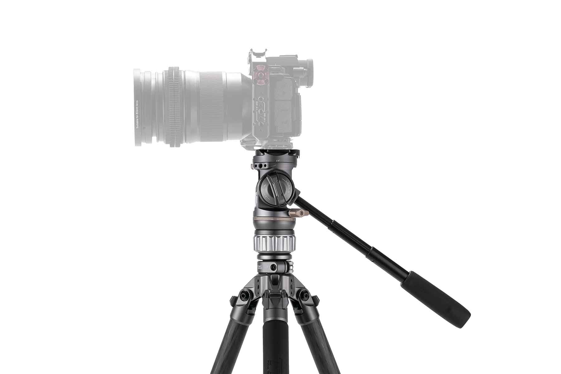 Tilta VT05 Travel Video Fluid Head with 3-Stage Carbon Fiber Tripod Legs (5KG)